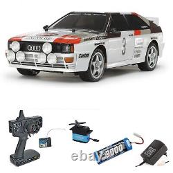 Tamiya Rc Audi Quattro Racing A2 110 Complete Kit With Colors, Akku, Charger