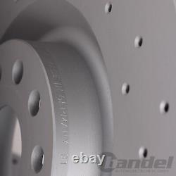 ZIMMERMANN Sport Discs 310mm Rear Brake Pads Suitable for Audi A8 4E PR