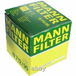 10x Original Mann Filtre à Huile W 712/95 + 10x Sct Moteur Flush Rinçage de