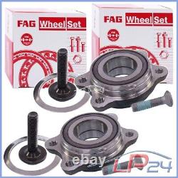 2xfag Kit Set Jeu Roulement De Roue Avant Arrière Pour Audi A6 C6 4f A8 4e R8 4s