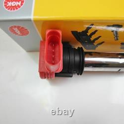 4x NGK U5014 48041 Bobine D'Allumage A4 A5 A6 A7 A8 Q7 R8 2.0 5.2 FSI TFSI