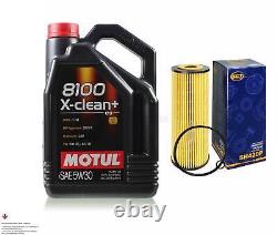 5L Inspection Set Kit Motul 8100 X-Clean +5W-30 huile moteur Sct Filtre 11356230