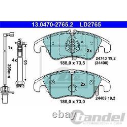 ATE Disques de Frein + Revêtements Céramiques Avant+Arrière pour Audi Q5 8R