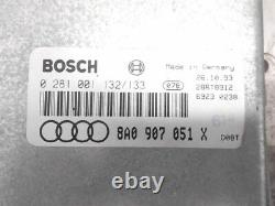 Audi 80 B4 1.9 Tdi 66kw 1993 LHD Moteur ECU Démarrage Kit Serrure Set 443941822A