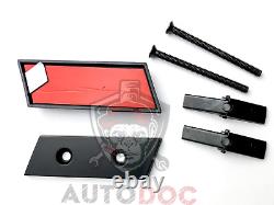 Audi S1 Noir Brillant Set Kit de front Anneaux Badge Calandre Coffre Couvercle De Coffre Emblème