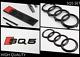 Audi Sq5 Chrome Set Kit D'anneaux Avant Badge Grille Boot Lid Trunk Emblem