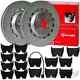 Brembo Disques 370mm + Revêtements Avant Pour Audi A3 Rs3 8v Soude + Sportback