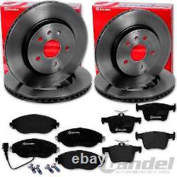 BREMBO Disques + Revêtements Avant+Arrière pour VW Golf 7 Gti R Audi S3 Leon 5F