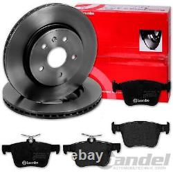 BREMBO Disques + Revêtements Avant+Arrière pour VW Golf 7 Gti R Audi S3 Leon 5F