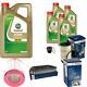 Bosch Inspection Set 9 L Castrol Edge 5w-30 Ll Pour Audi A8 4.2 Fsi Quattro