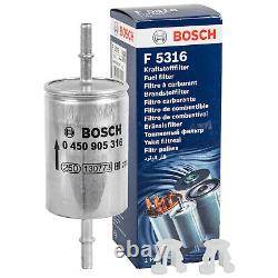 Bosch Kit De Inspection Set 5L mannol Classic 10W-40 pour Audi A3 8P1