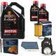 Bosch Kit De Inspection Set 7l Motul 8100 X-clean + 5w-30 Pour Audi Q5 2.0 Tdi