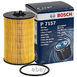 Bosch Kit De Inspection Set 7L mannol Energy Combi Ll 5W-30 pour Audi Q3 2.0