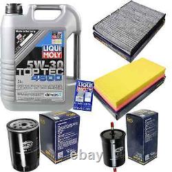 FILTRE DE KIT D'INSPECTION LIQUI HUILE MOLY 5 L 5W-30 pour VW Golf IV 1J1 1.6