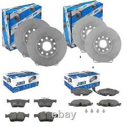 JURID Disques + Revêtements Avant + Arrière Convient pour VW Golf 7 A3 8V Leon