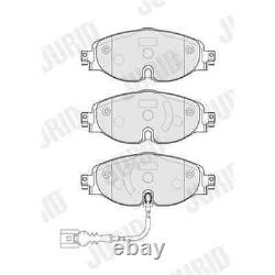 JURID Disques + Revêtements Avant + Arrière Convient pour VW Golf 7 A3 8V Leon