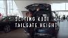 Know Your Audi Setting Your Audi Tailgate Height