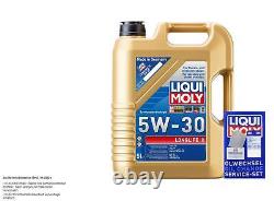 Mahle Inspection Set 5 L Liqui Moly Longlife III 5W-30 pour Audi A4 Avant 2.0