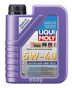 Mahle Inspection Set 7 L Liqui Moly 5W-40 High Tech pour Audi A6 Avant 2.5