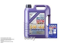 Mahle Inspection Set 7 L Liqui Moly 5W-40 High Tech pour Audi A6 Avant 2.5