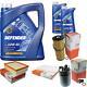 Mahle Inspection Set 7 L Mannol Defender 10w-40 Pour Audi A6 Avant 2.5