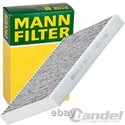 Mann Paquet Inspection + 5L mannol 0W-20 Huile Convient pour Audi A4 B9 A5 F5