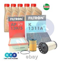 Set Entretien Avec Huile Filtron Audi A3 Seat Leon VW Golf 8068080733050