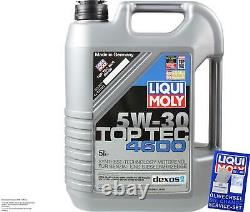 Sketch D'Inspection Filtre Huile Liqui Moly Huile 10L 5W-30 pour Audi Q7 4L 4.2