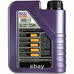 Sketch D'Inspection Filtre Liqui Moly Huile 7L 5W-40 pour Audi A3 Sportback 8PA