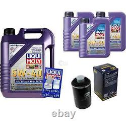 Sketch D'Inspection Filtre Liqui Moly Huile 8L 5W-40 Pour Audi Tt 8J3 1.8 TFSI