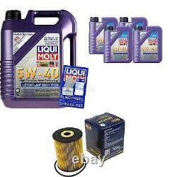 Sketch D'Inspection Filtre Liqui Moly Huile 9L 5W-40 Pour VW Passat Variant 32B