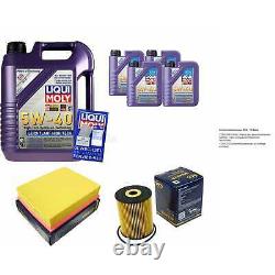 Sketch D'Inspection Filtre Liqui Moly Huile 9L 5W-40 pour Audi A4 8D2 B5 1.9