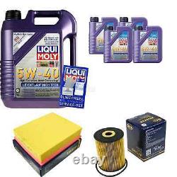 Sketch D'Inspection Filtre Liqui Moly Huile 9L 5W-40 pour Audi A4 8D2 B5 1.9