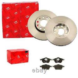 TRW Disques de Frein 288mm + Revêtements Avant Convient pour Audi A4 B5 8D Soude